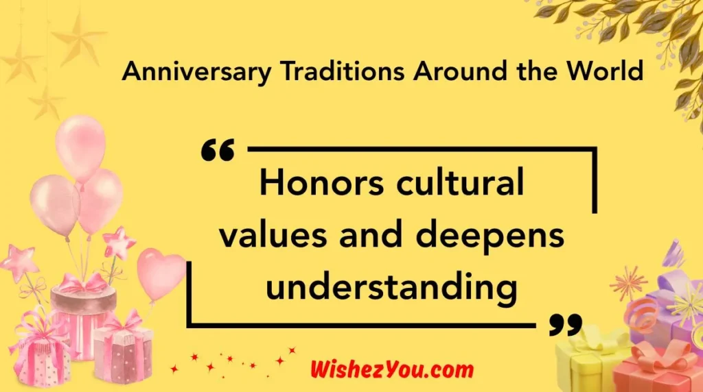 Anniversary Traditions Around the World