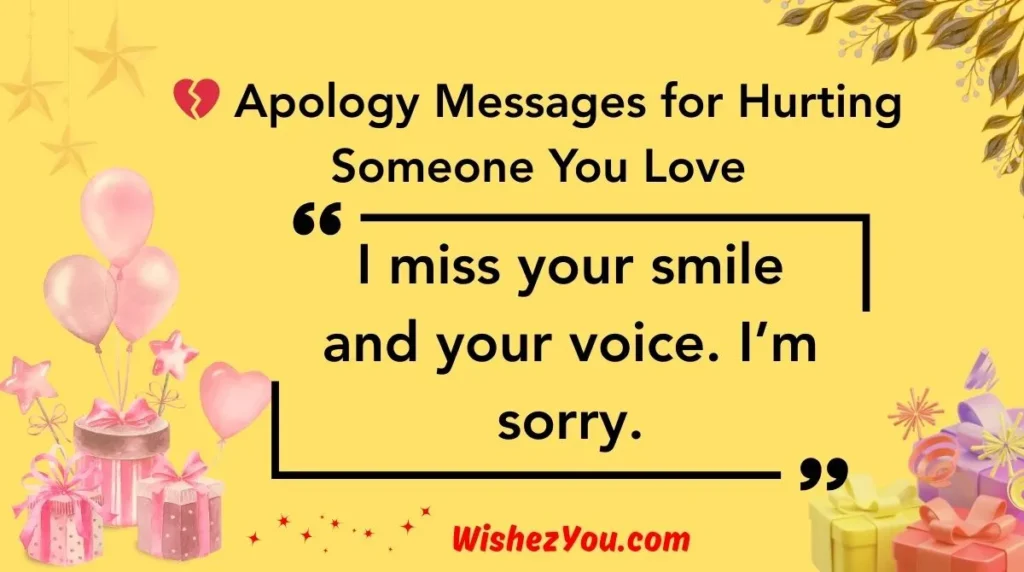  Apology Messages for Hurting Someone You Love