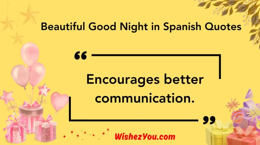 Beautiful Good Night in Spanish Quotes