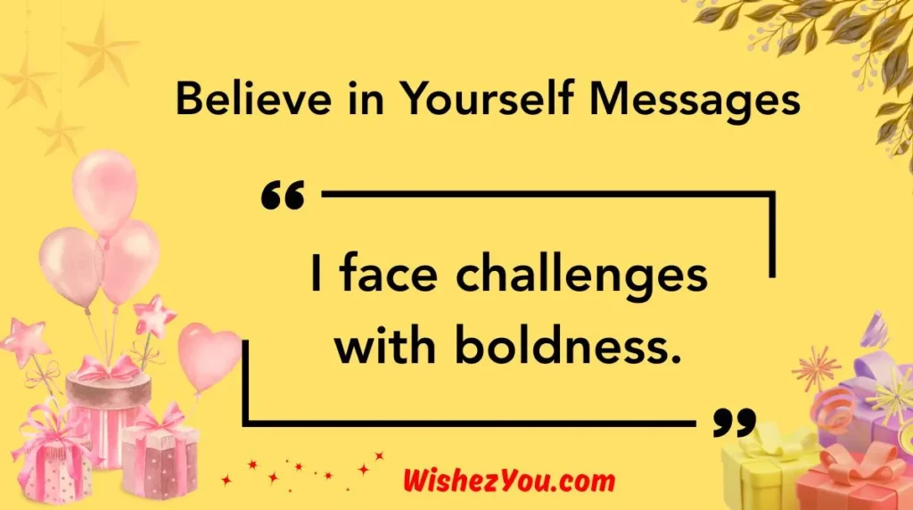 Believe in Yourself Messages