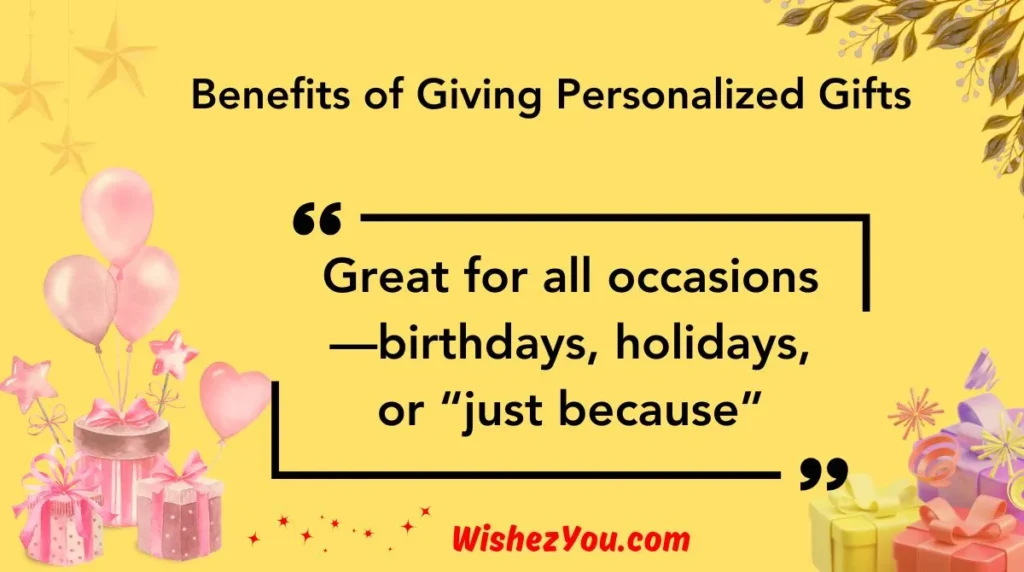 Benefits of Giving Personalized Gifts