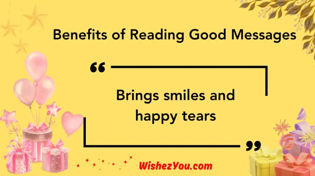  Benefits of Reading Good Messages