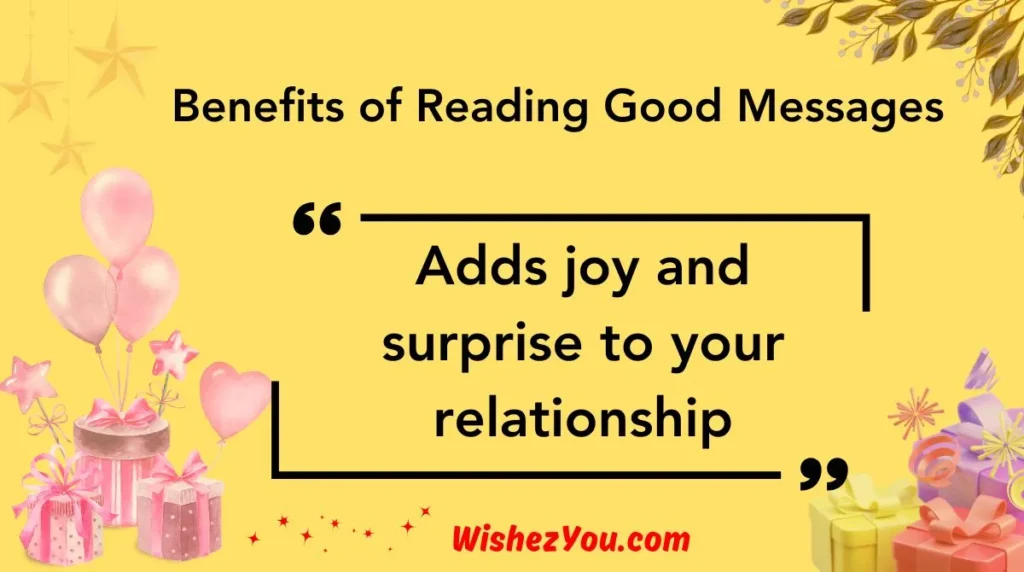 Benefits of Reading Good Messages
