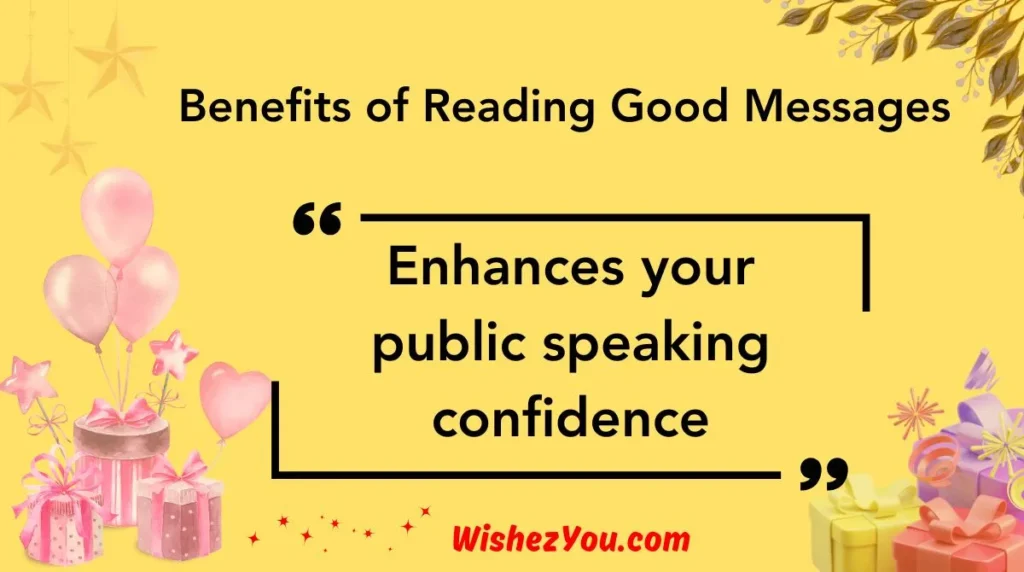 Benefits of Reading Good Messages