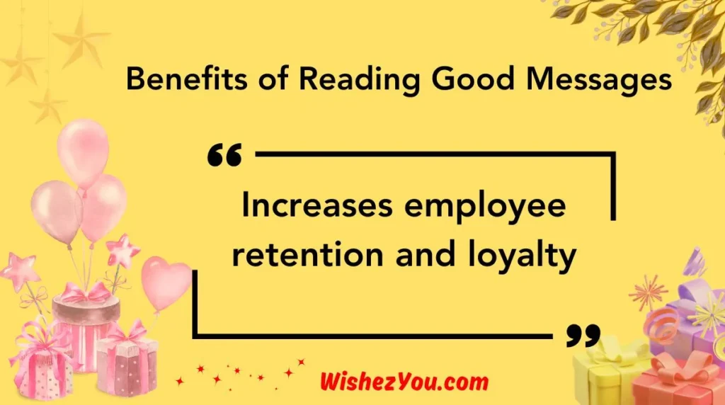  Benefits of Reading Good Messages