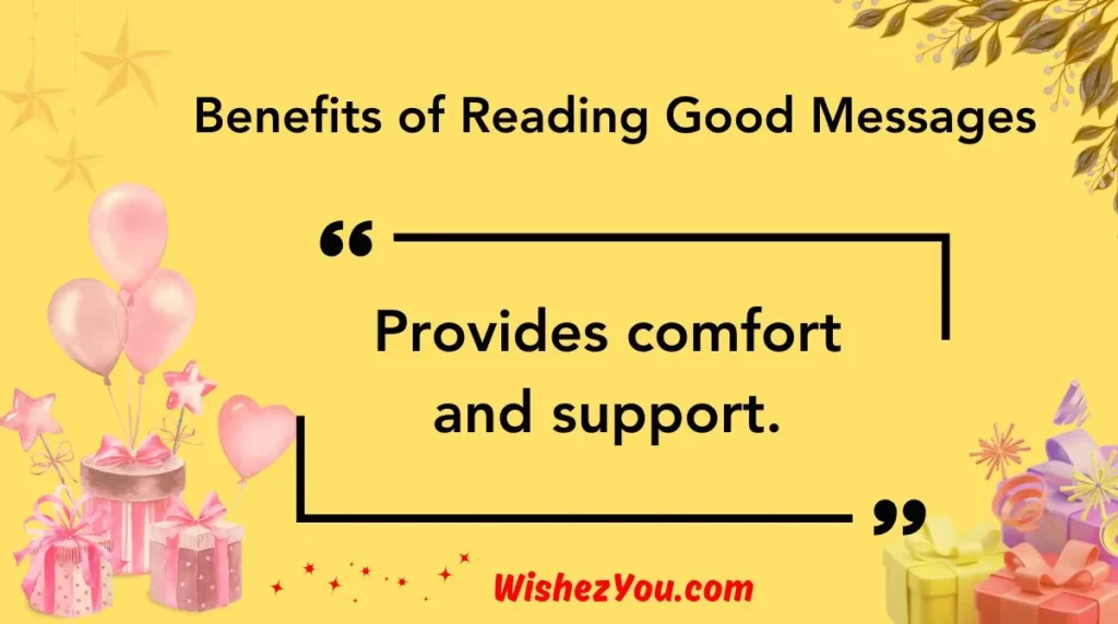  Benefits of Reading Good Messages