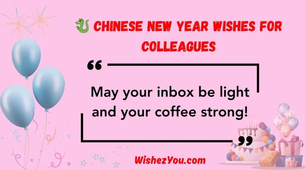  Chinese New Year Wishes for Colleagues