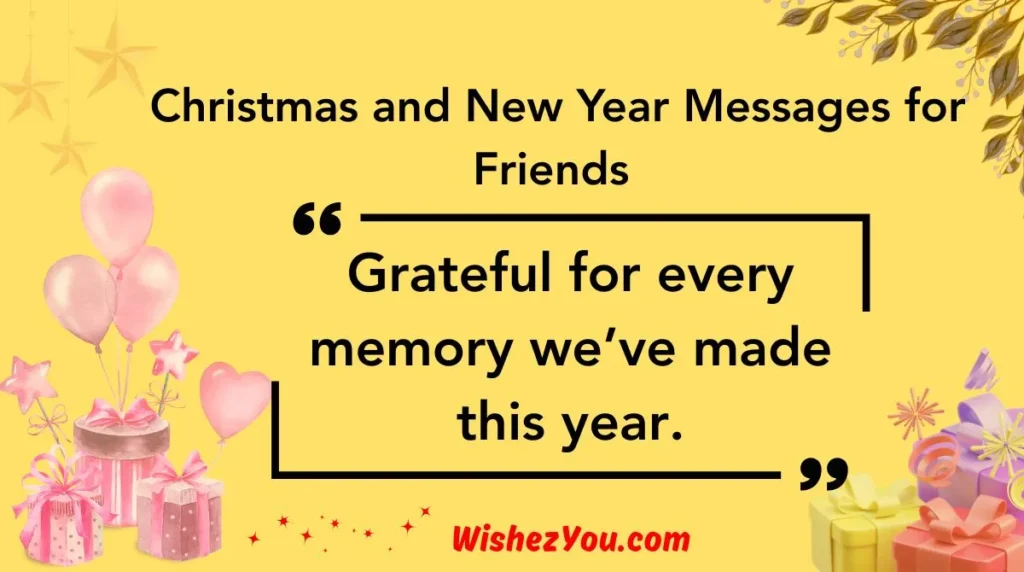  Christmas and New Year Messages for Friends