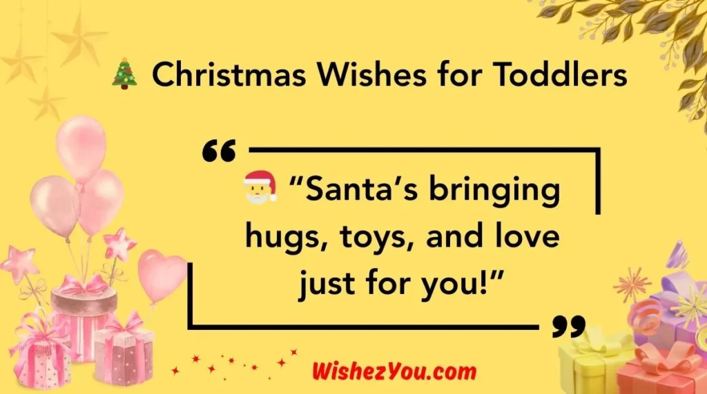 Christmas Wishes for Toddlers