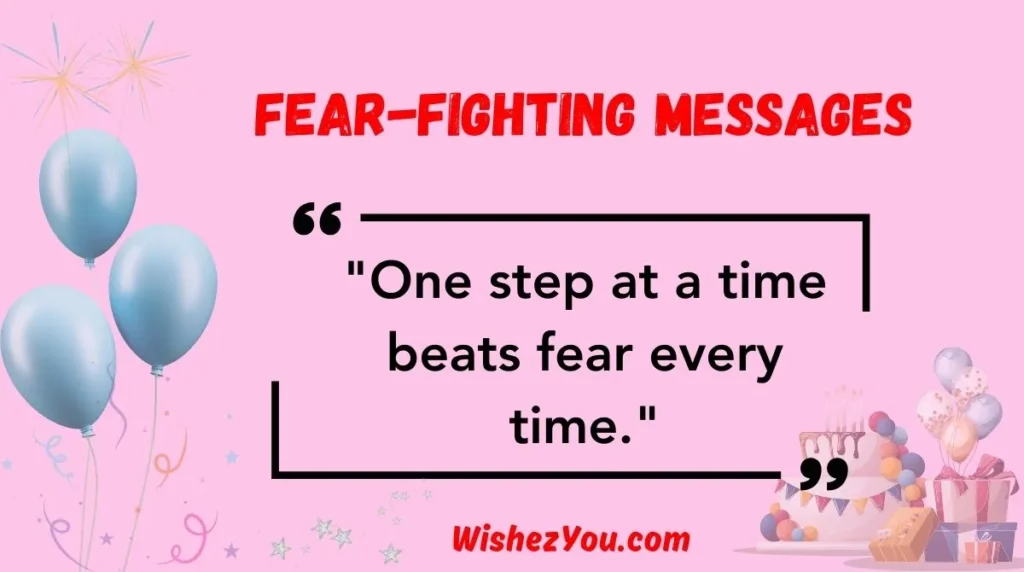 Fear-Fighting Messages