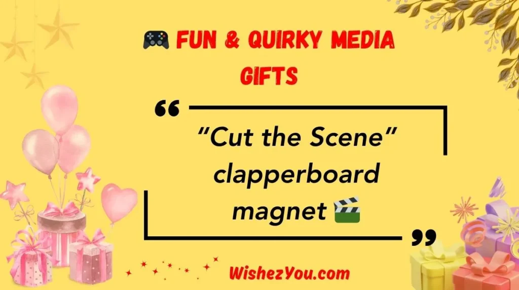 Fun & Quirky Media Gifts