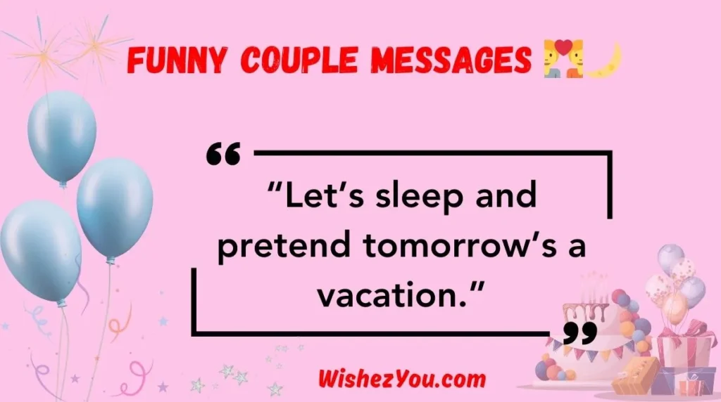Funny Couple Messages 