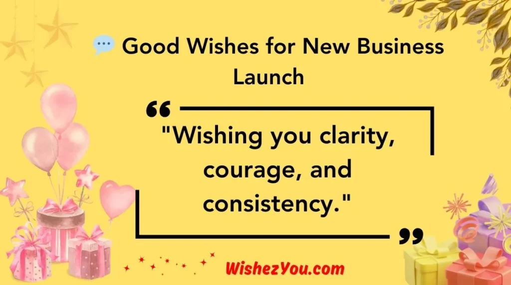  Good Wishes for New Business Launch