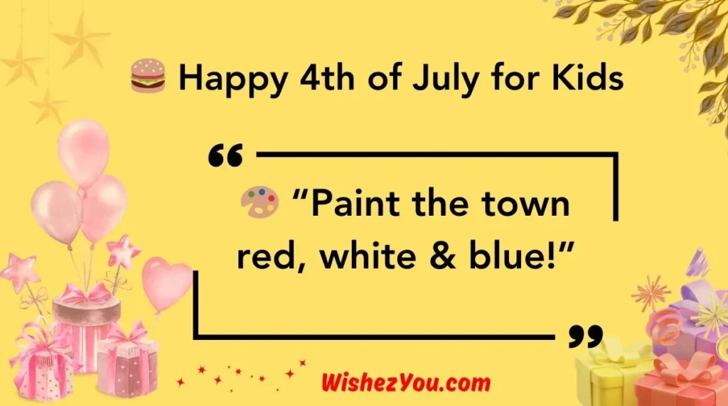 Happy 4th of July for Kids