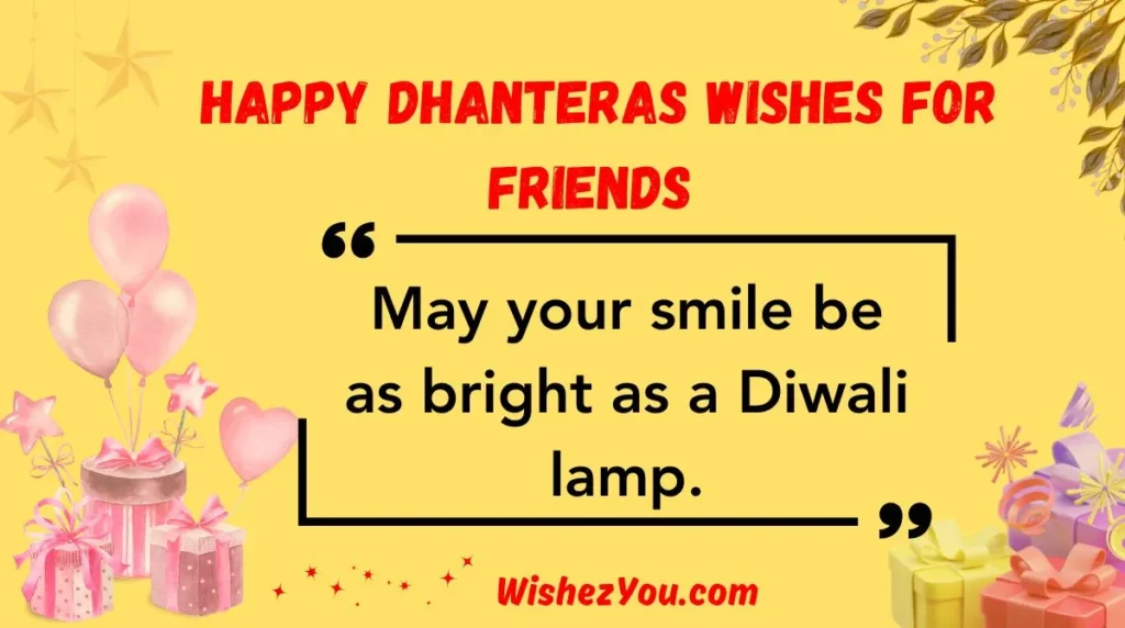  Happy Dhanteras Wishes for Friends