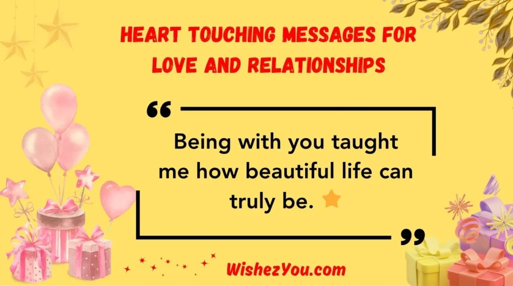 Heart Touching Messages for Love and Relationships