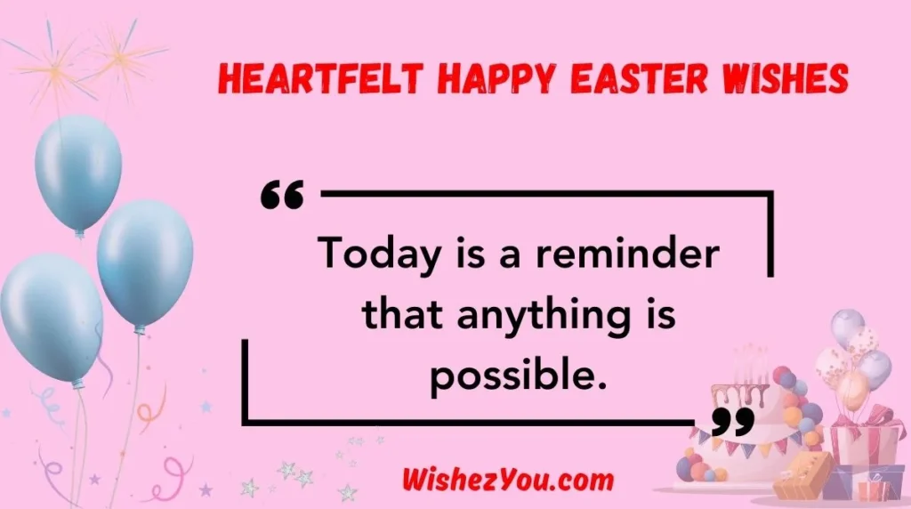 Heartfelt Happy Easter Wishes