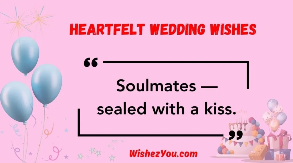 Heartfelt Wedding Wishes