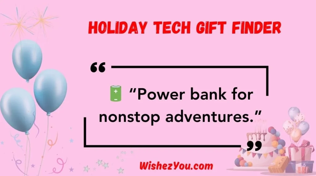 Holiday Tech Gift Finder