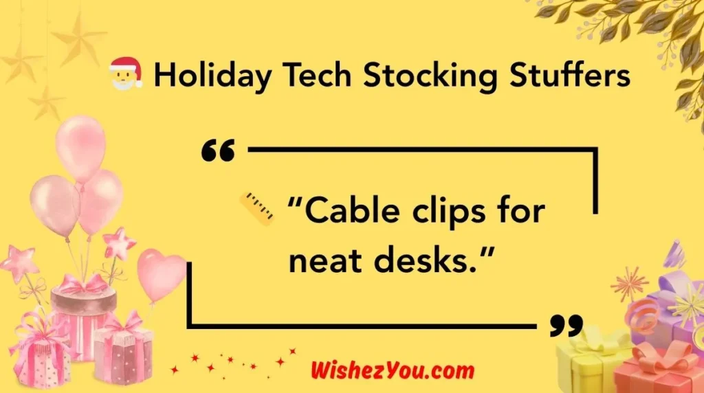  Holiday Tech Stocking Stuffers