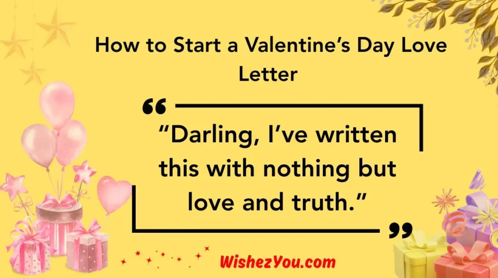  How to Start a Valentine’s Day Love Letter