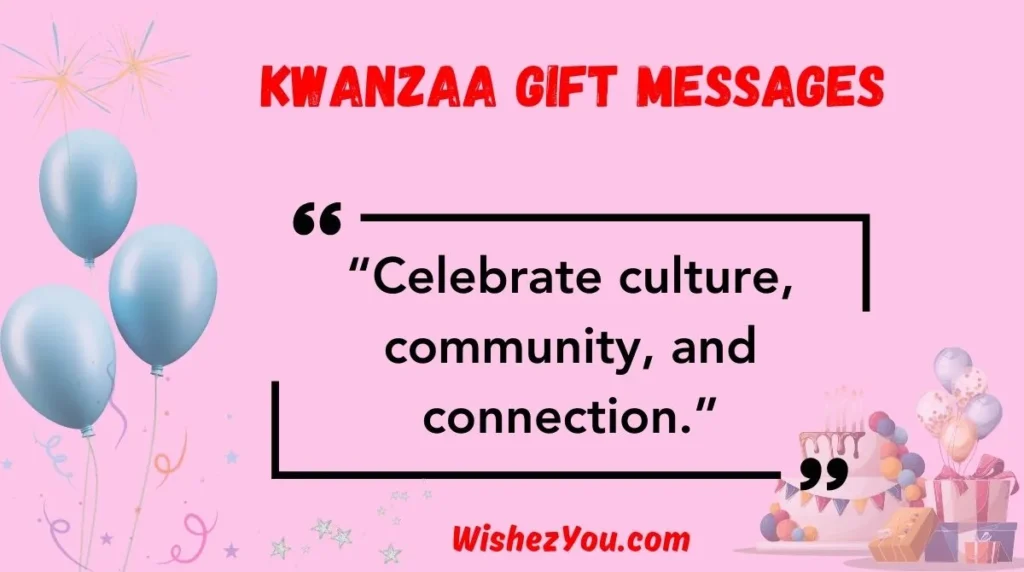 Kwanzaa Gift Messages