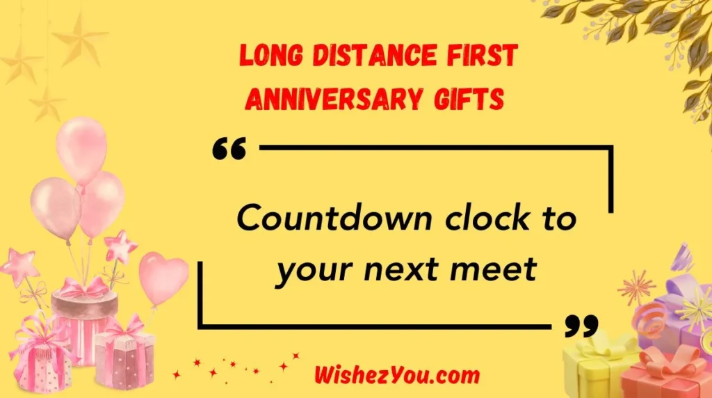 Long Distance First Anniversary Gifts