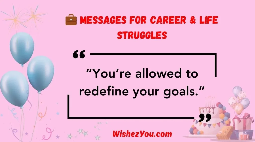  Messages for Career & Life Struggles