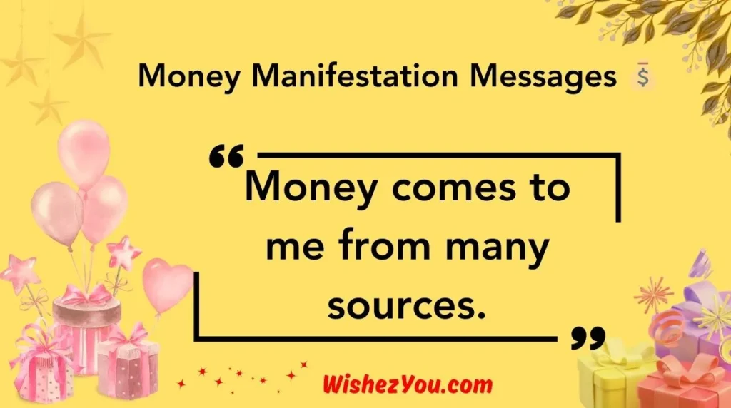  Money Manifestation Messages 
