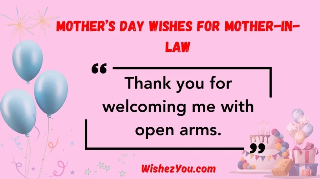 Mother’s Day Wishes for Mother-in-Law