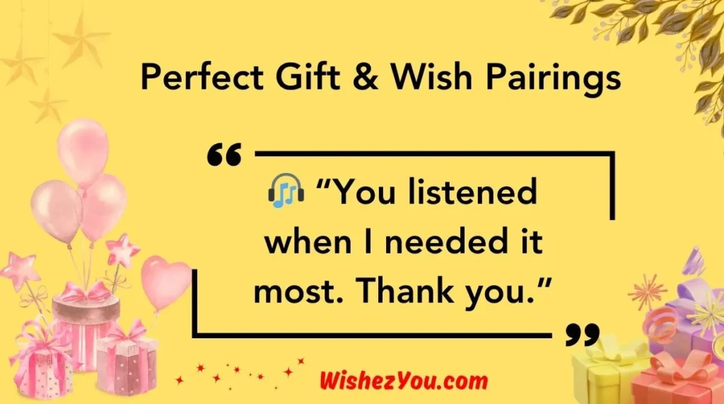 Perfect Gift & Wish Pairings
