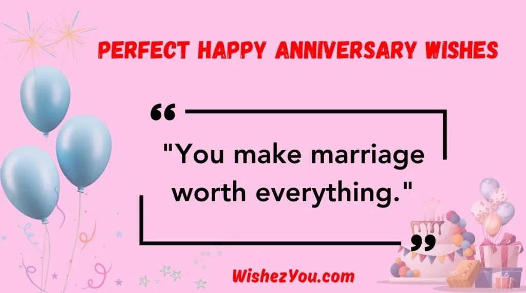 Perfect Happy Anniversary Wishes