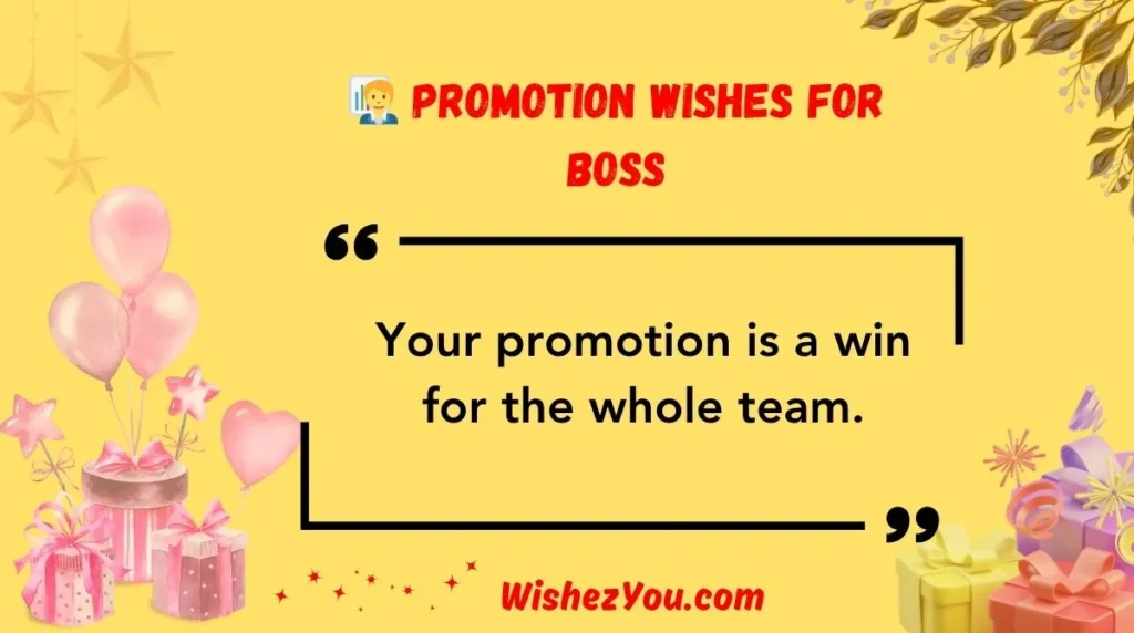  Promotion Wishes for Boss