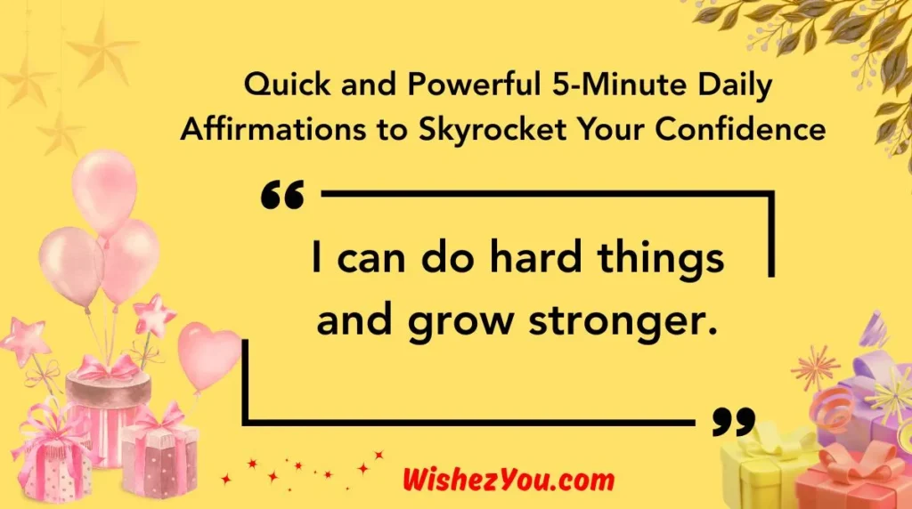 Quick and Powerful 5-Minute Daily Affirmations to Skyrocket Your Confidence