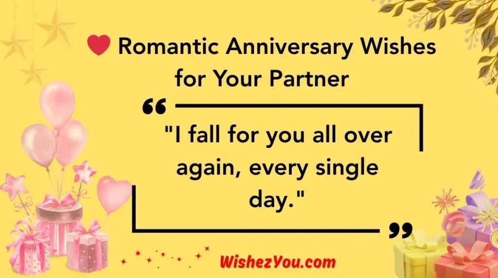  Romantic Anniversary Wishes for Your Partner