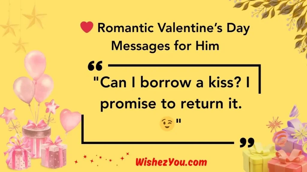  Romantic Valentine’s Day Messages for Him