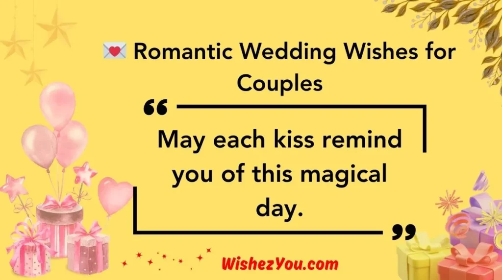  Romantic Wedding Wishes for Couples
