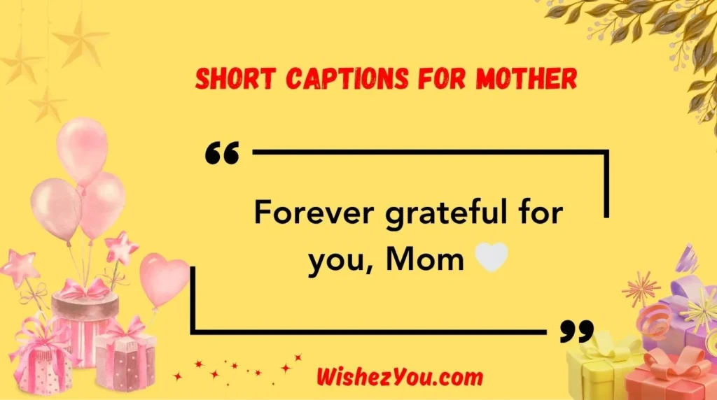 Short Captions for Mother