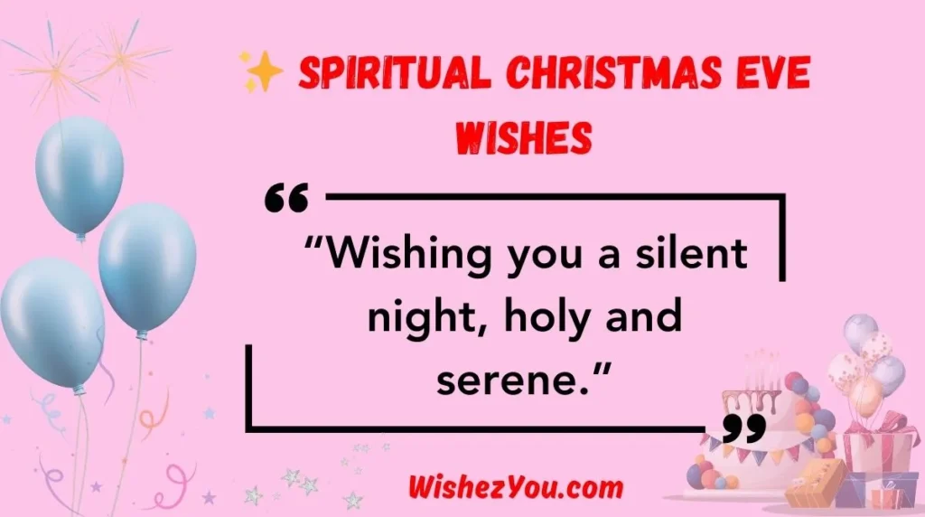  Spiritual Christmas Eve Wishes