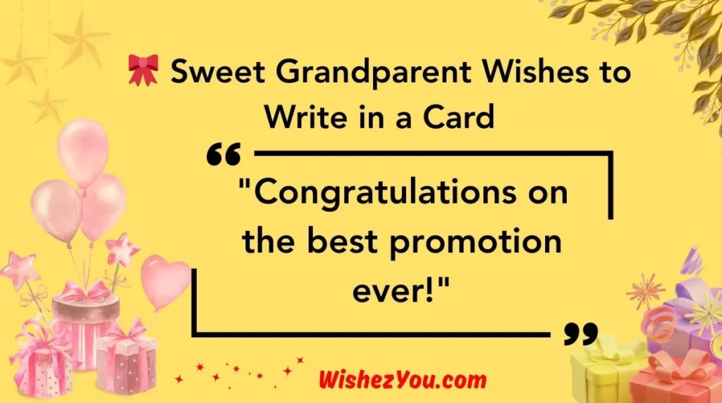  Sweet Grandparent Wishes to Write in a Card