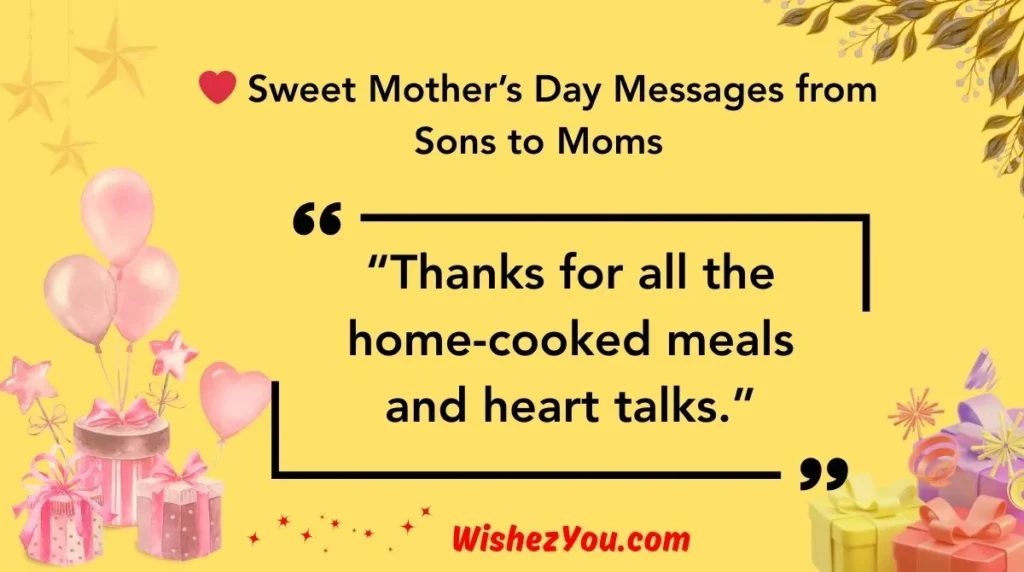  Sweet Mother’s Day Messages from Sons to Moms