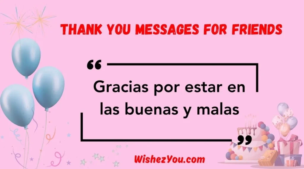  Thank You Messages for Friends