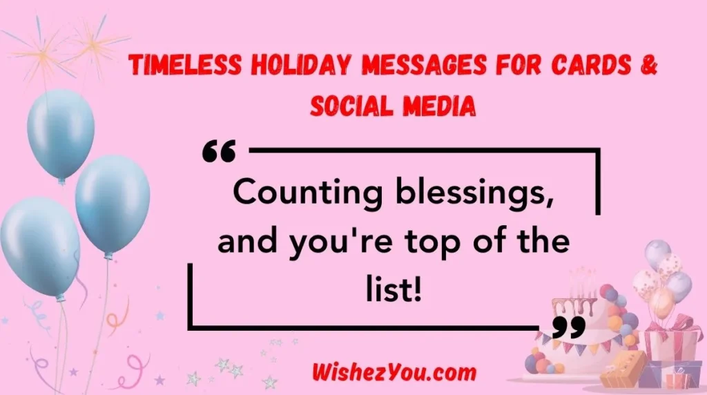 Timeless Holiday Messages for Cards & Social Media