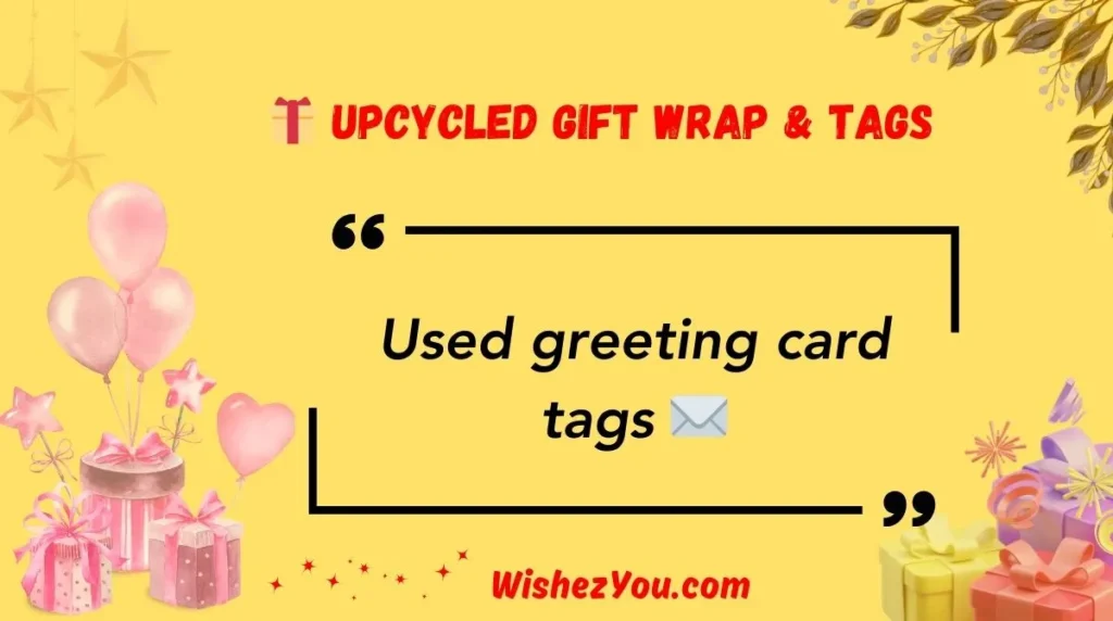Upcycled Gift Wrap & Tags