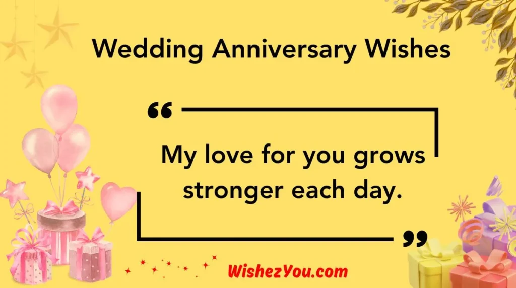 Wedding Anniversary Wishes