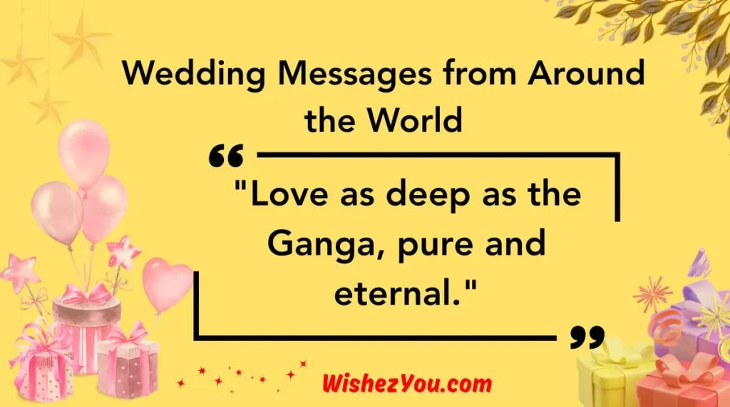 Wedding Messages from Around the World