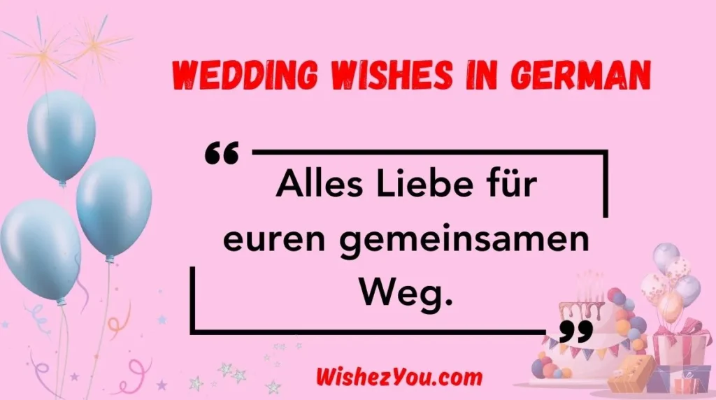  Wedding Wishes in German