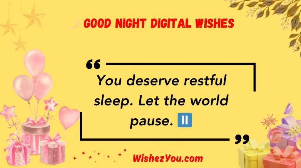Good Night Digital Wishes
