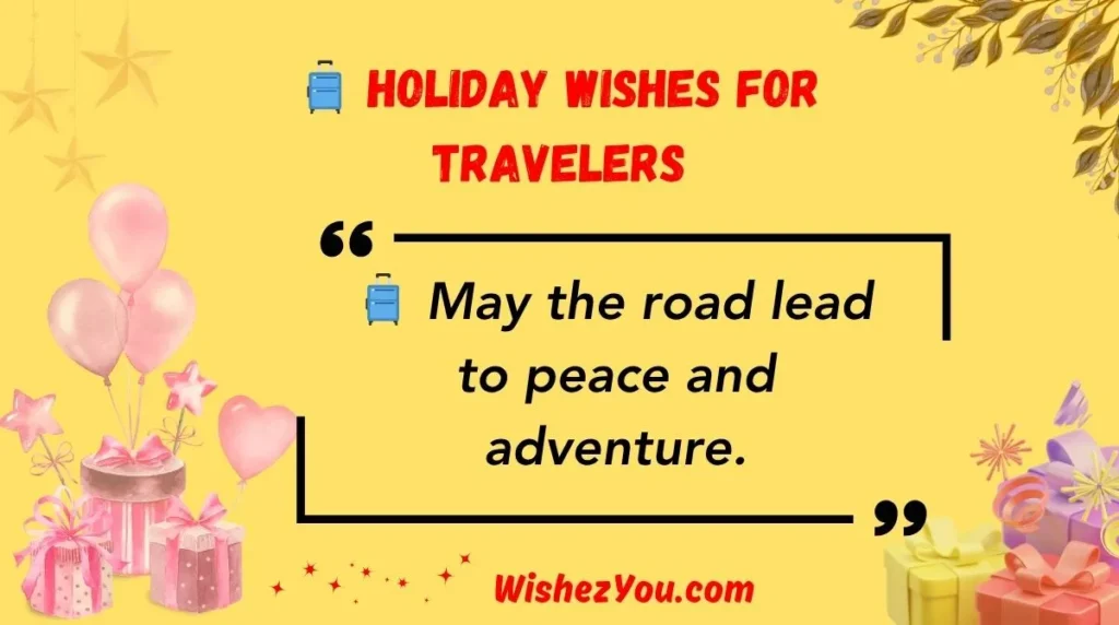 Holiday Wishes for Travelers