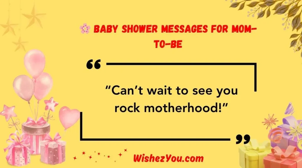  Baby Shower Messages for Mom-to-Be